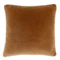Butterscotch Mohair Velvet Cushion