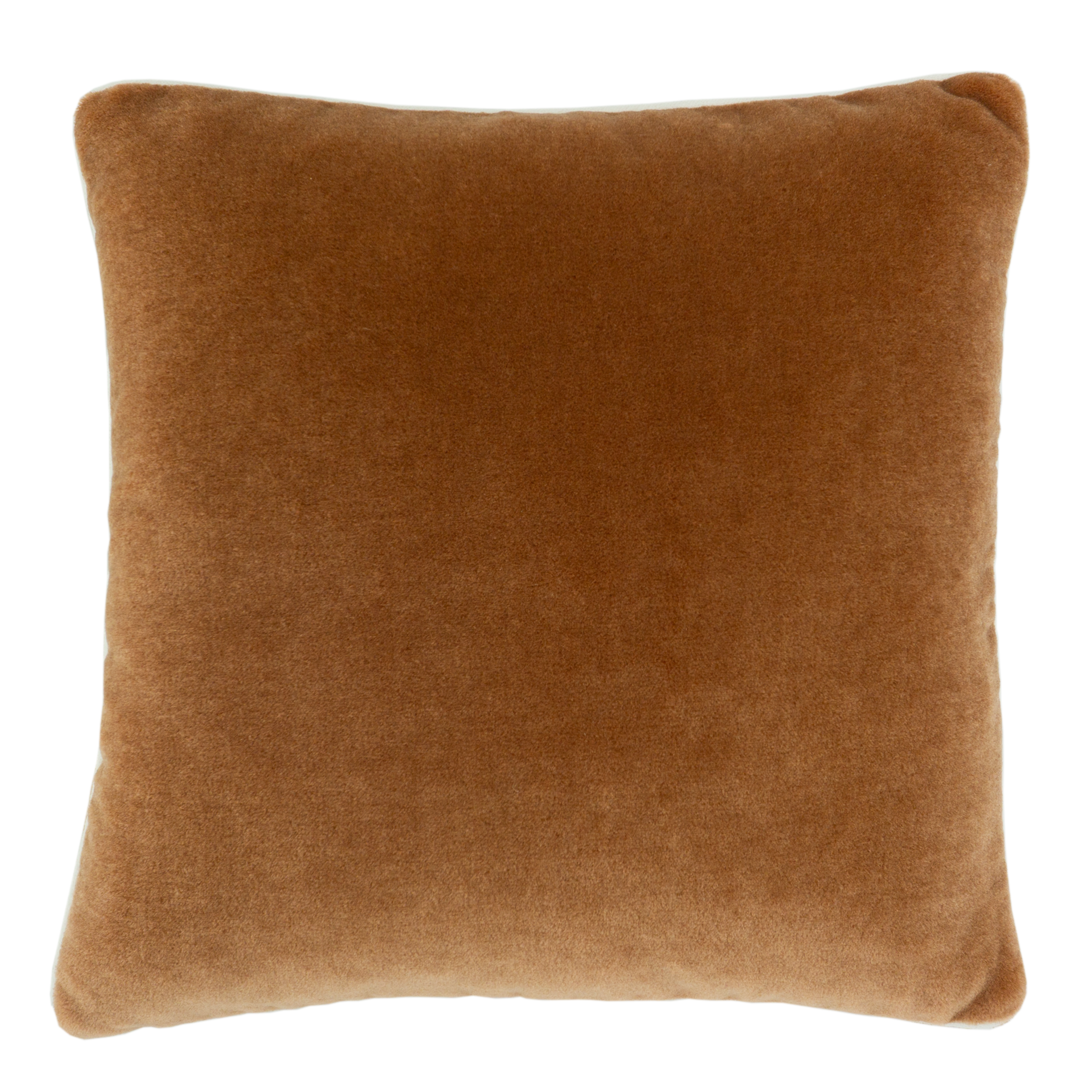 Butterscotch Mohair Velvet Cushion