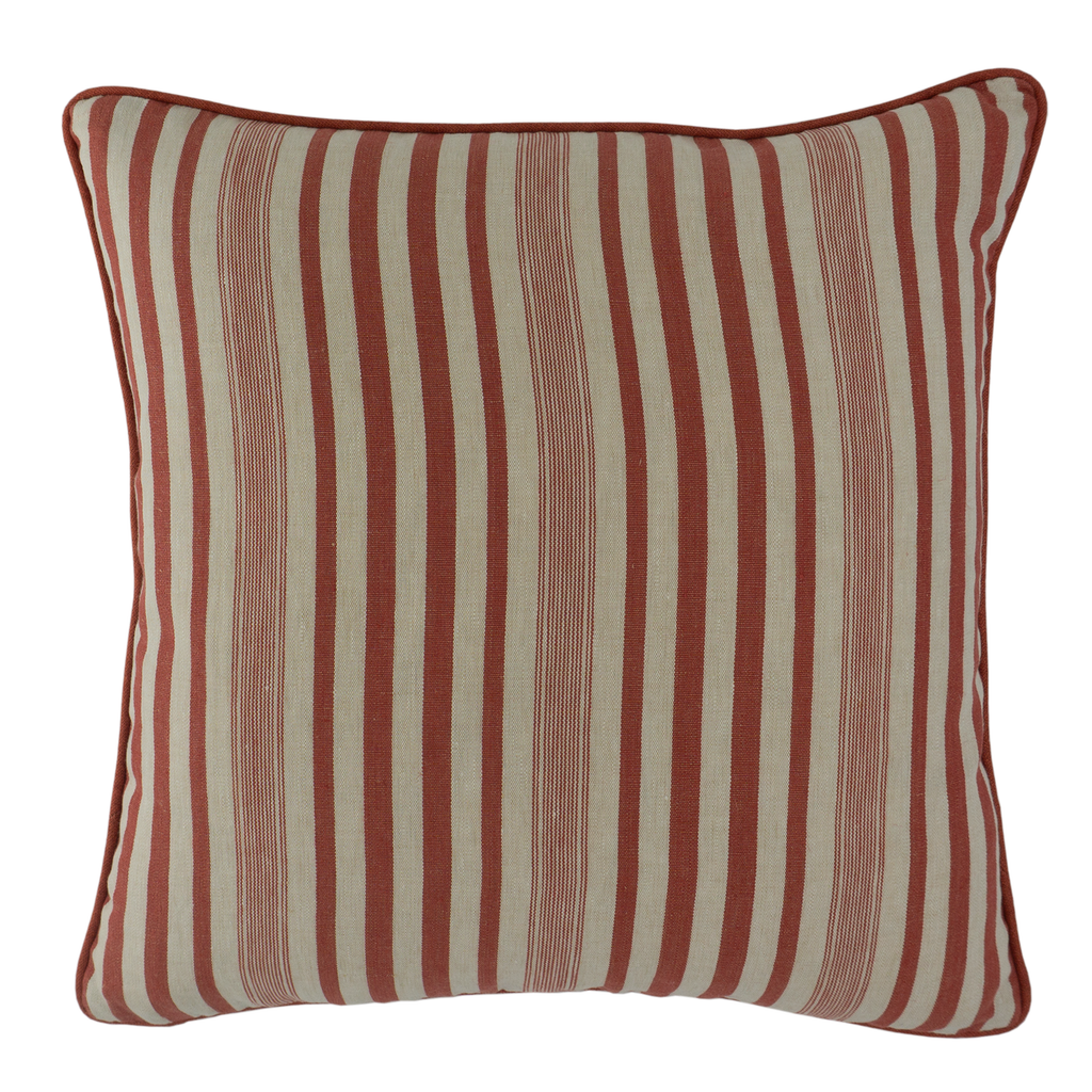 Terracotta Heritage Stripe Cushion
