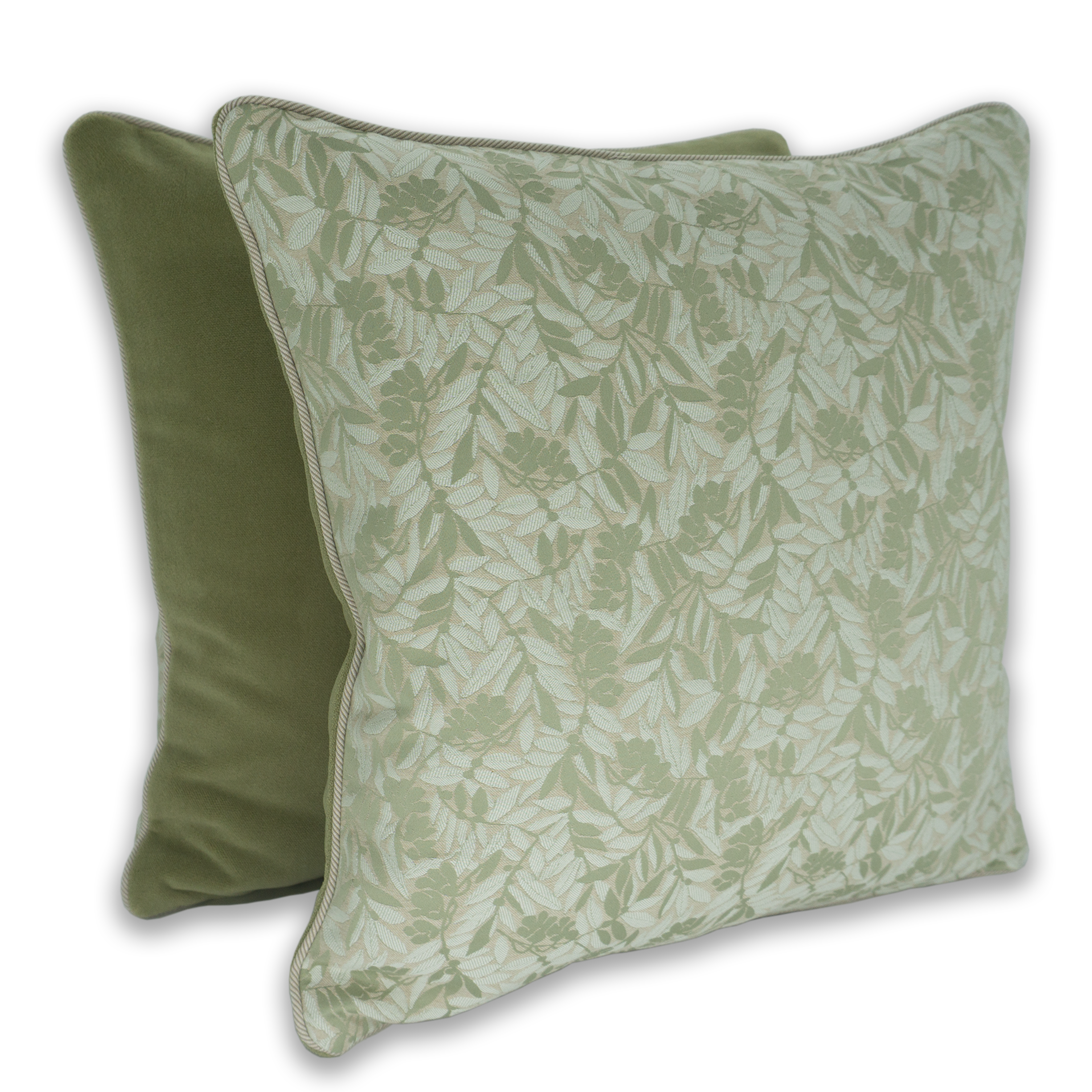 Soft Sage Foliage Cushion