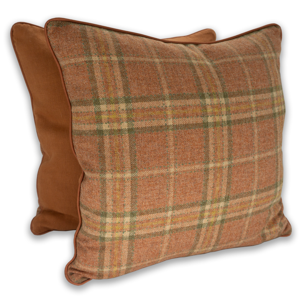 Autumn Glen Plaid Cushion