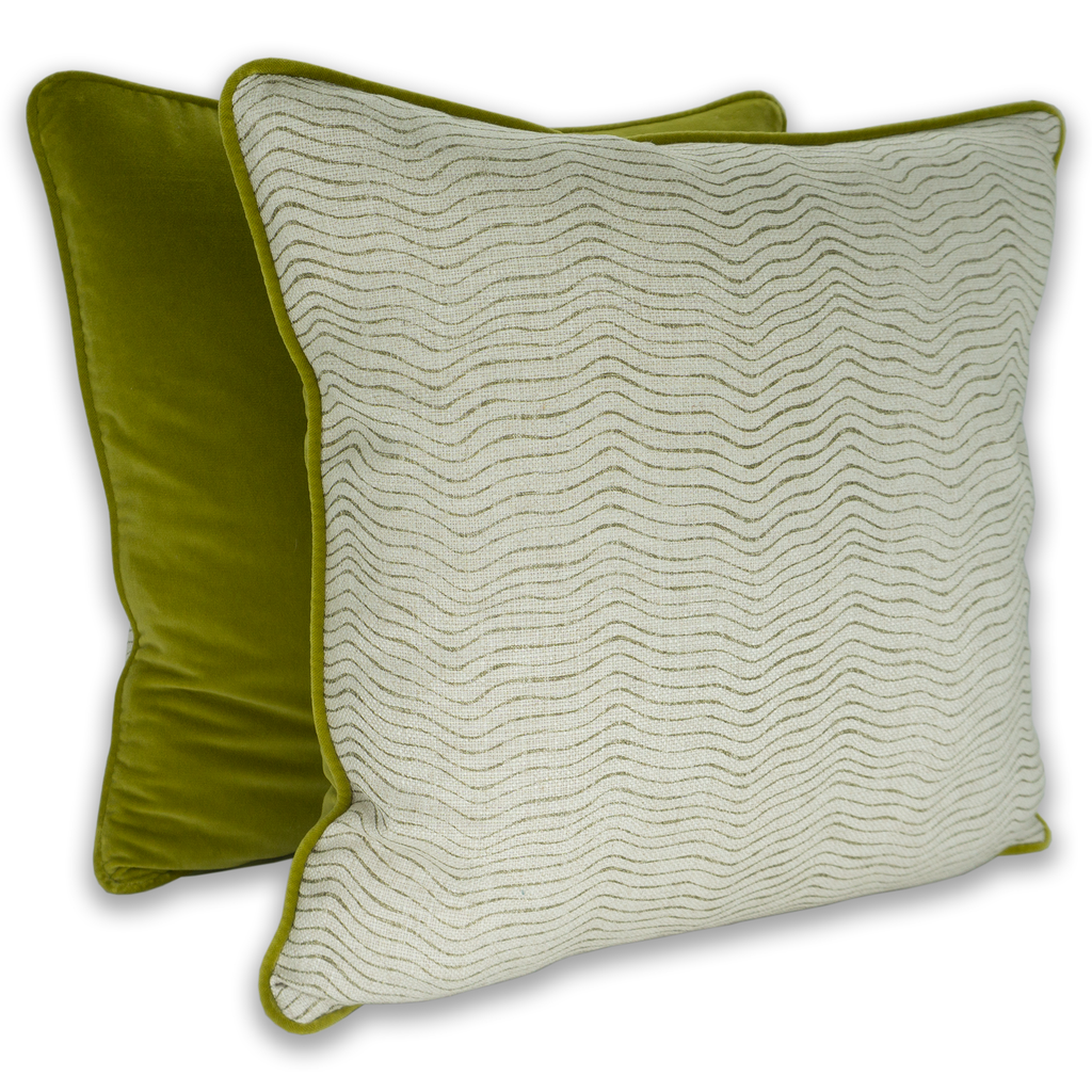 Lime Grove Wave Cushion