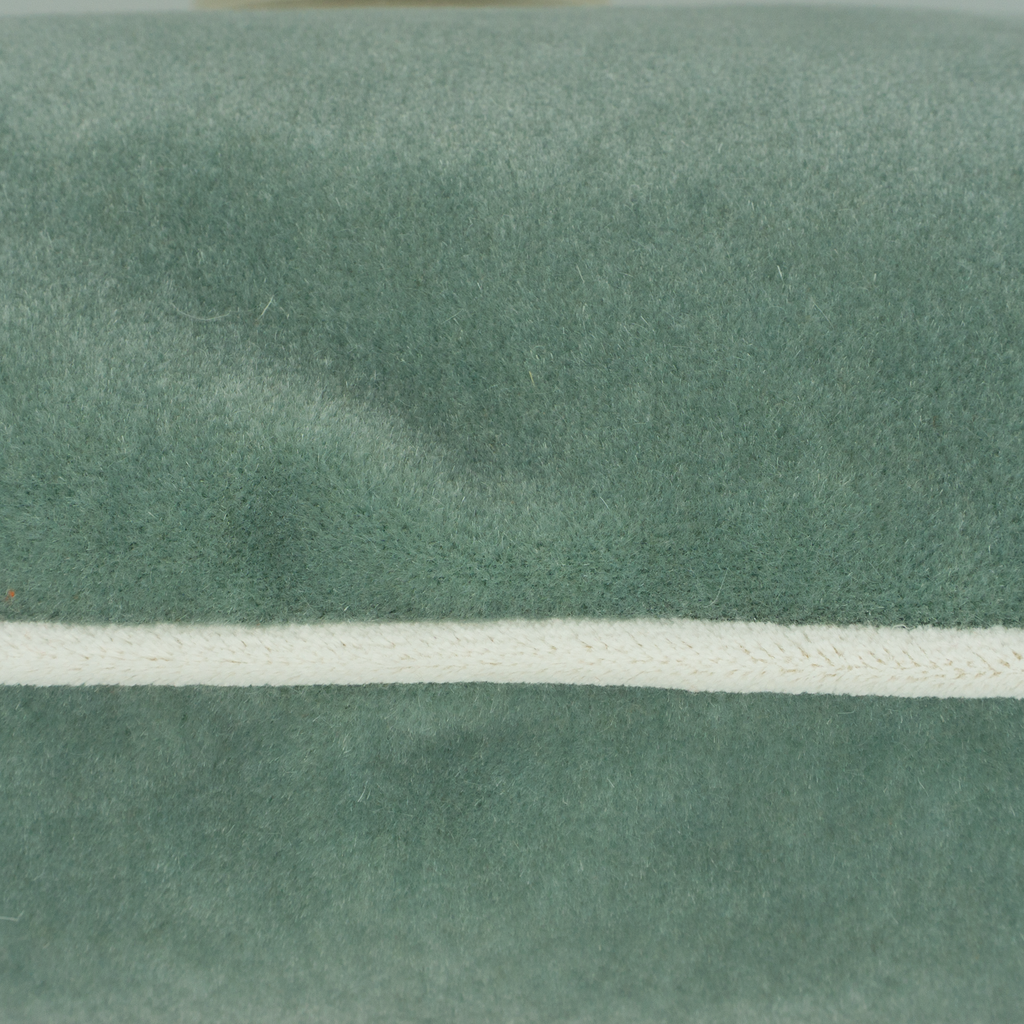 Sage Mist Mohair Velvet Cushion