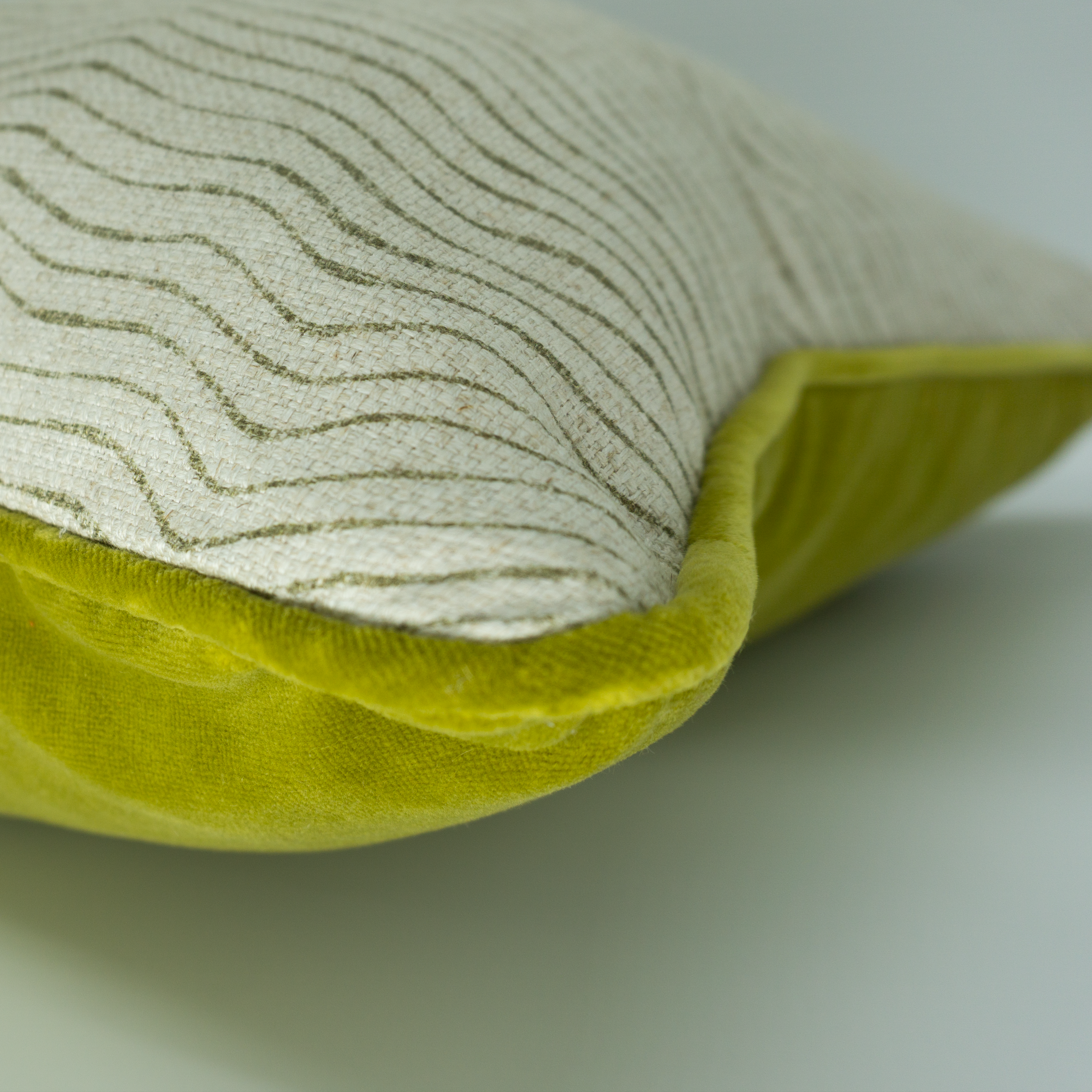 Lime Grove Wave Cushion
